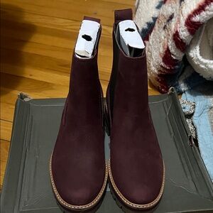 Timberland Women's Burgundy Ankle Boots